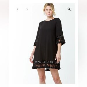 NWT Mestiza New York Shimmy Shimmy Tassel Dress, S